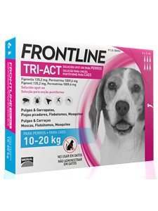 FRONTLINE TRI-ACT 10 - 20 Kg. 6 pipetas